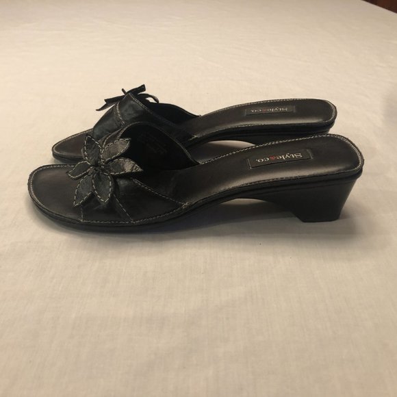 Style & Co. Black Sandals Size 7 1/2 - Picture 7 of 10